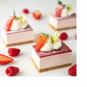 Strawberry & Raspberry Cheesecake