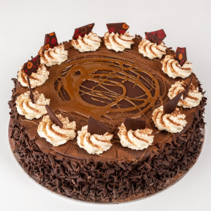 Chocolate Orange & Caramel Gateaux